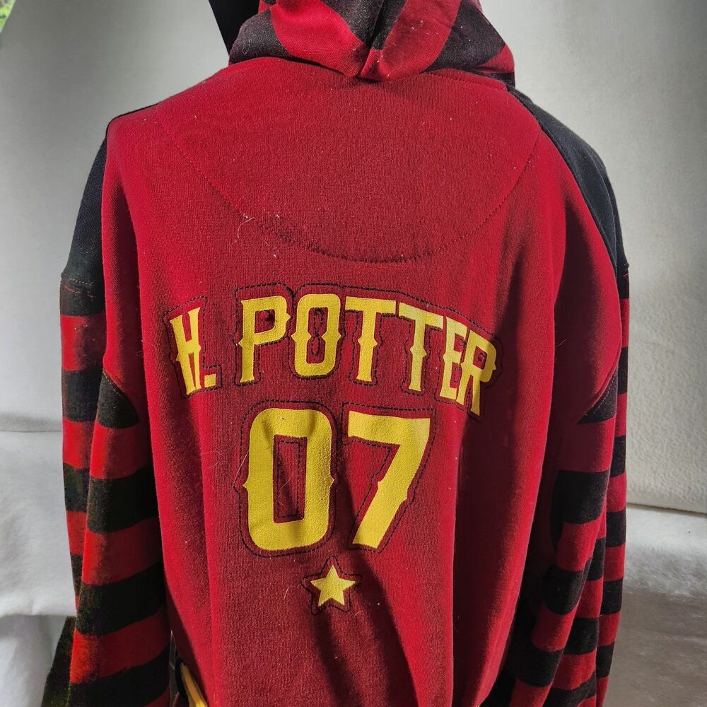 Harry Potter Bath Robe House of Gryffindor Adult Hooded Size XL